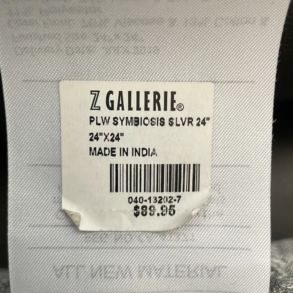 Z Gallerie 24” Square Pillows (2)